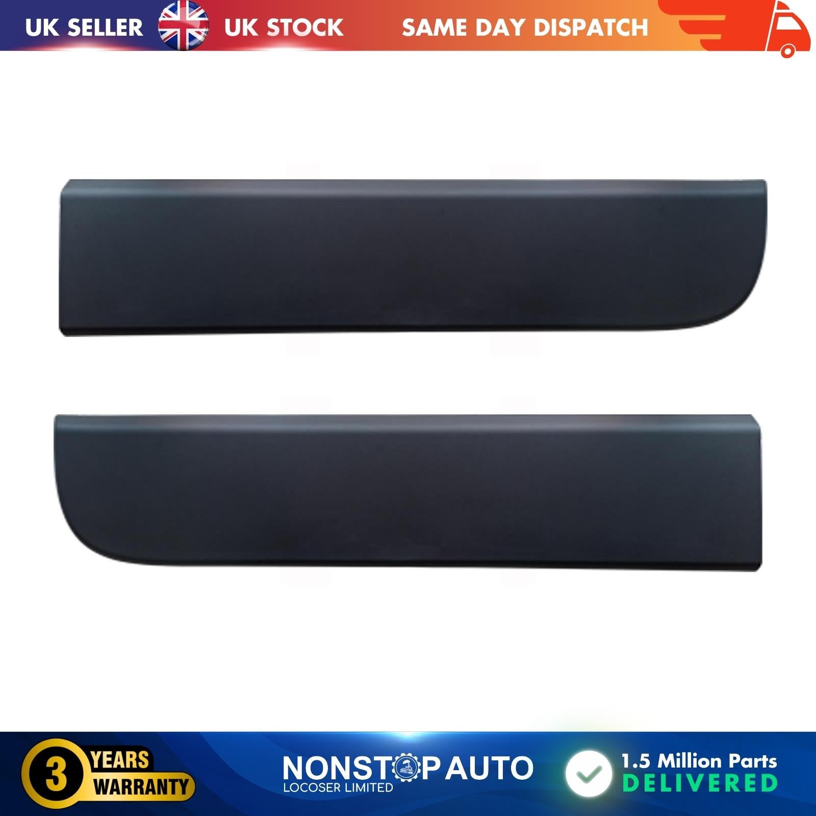 2X Rear Door Moulding Panel Trim L+R For RENAULT Master III 908510003R 908520001R