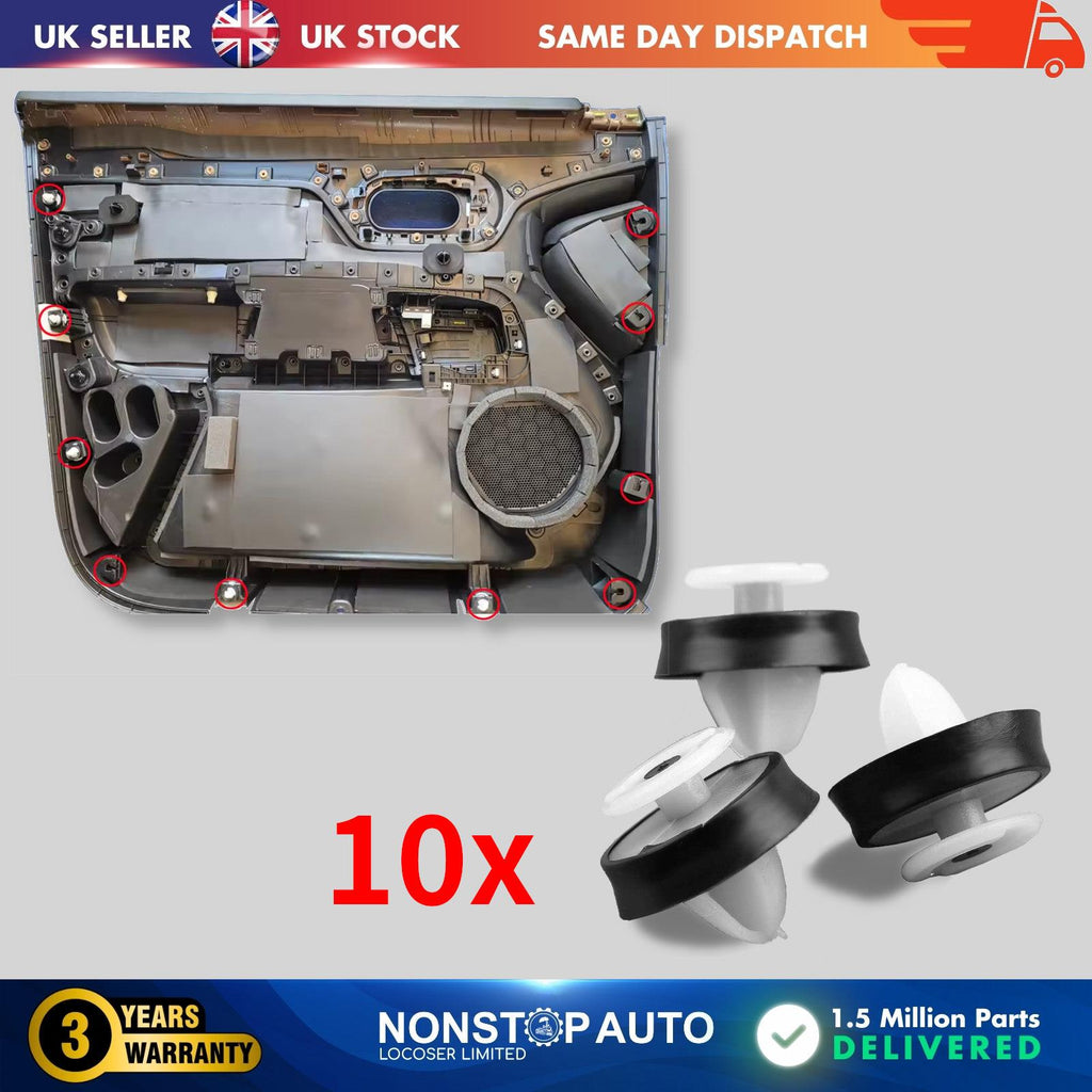10X Door Moulding Panel Trim Clips For  RENAULT Master Vauxhall Movano Nissan NV400 7703077469