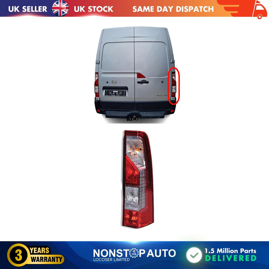 Rear Tailgate Light Lamp Right Side FITS Nissan NV400 265500023R 93197461