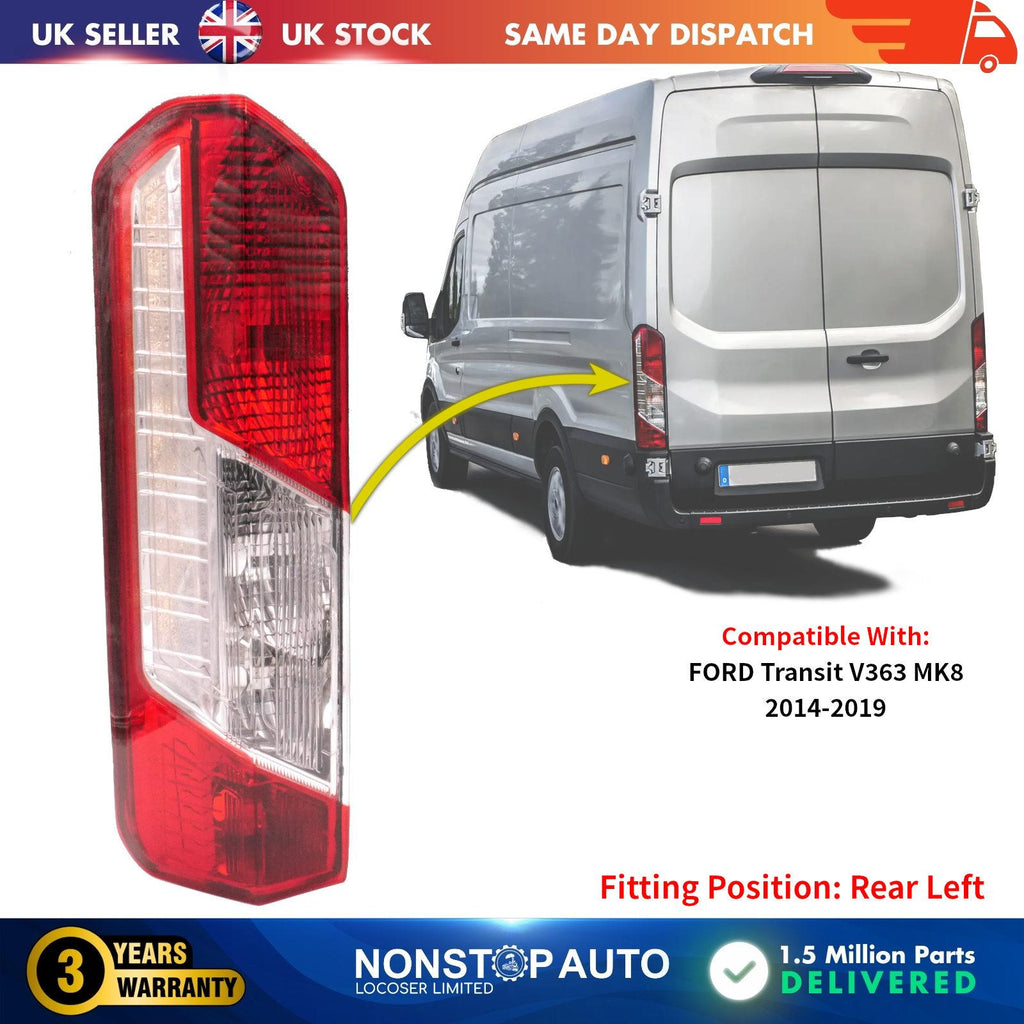 Tail Light Lamp Rear Left Side For FORD Transit V363 MK8 2014 - 2019 BK3113405AF 1870426