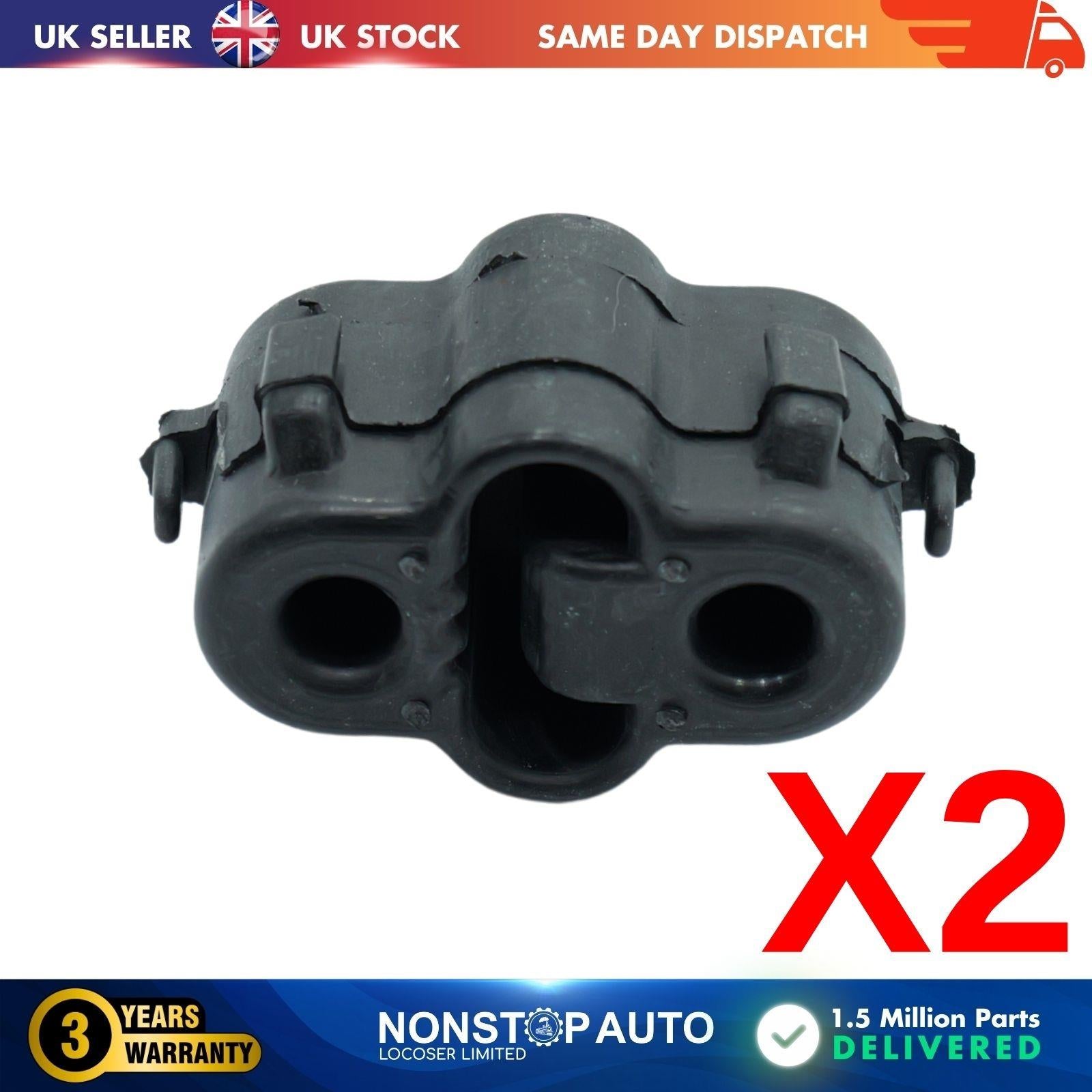 2X Exhaust Hanger Rubber Mount Fits Dacia Duster Vauxhall Movano Renault Clio Duster Kangoo Master Megane Trafic Wind 206511084R