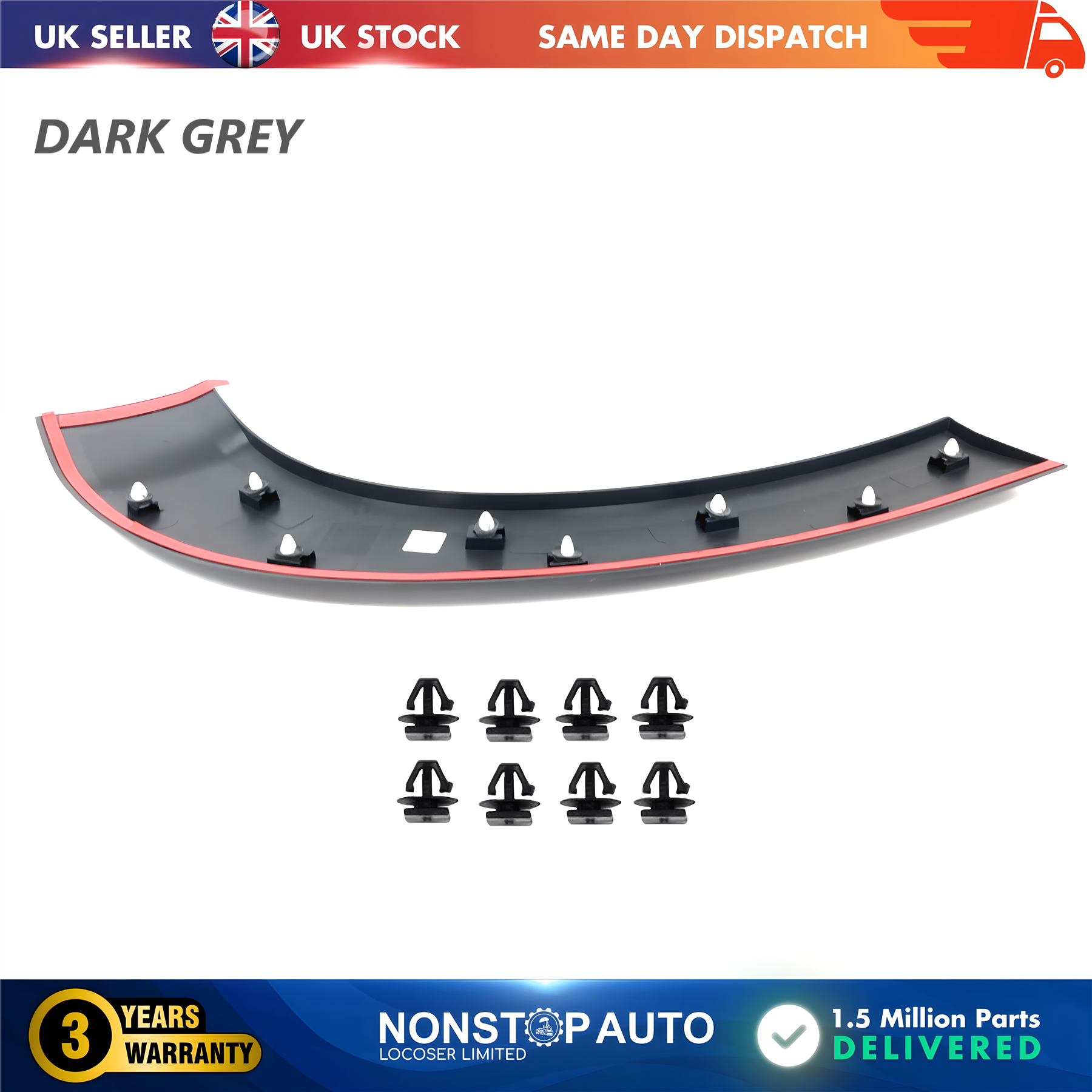 Wheel Arch Trim Moulding Front Left For CITROEN Relay PEUGEOT Boxer FIAT Ducato 2006 on 8545FG