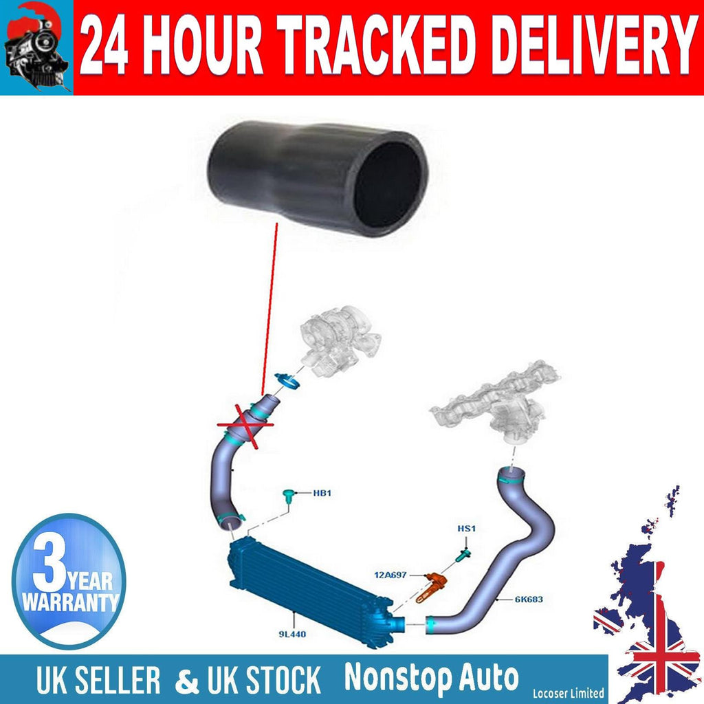 TURBO INTERCOOLER HOSE PIPE SMALL FOR FORD Transit 2.2 TDCI CC116C646BG