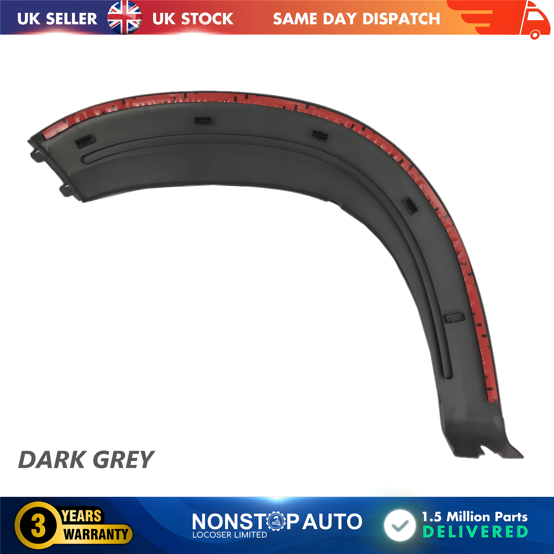 Wheel Arch Trim Moulding Rear Left For CITROEN Relay PEUGEOT Boxer FIAT Ducato 2006 on 8547X8