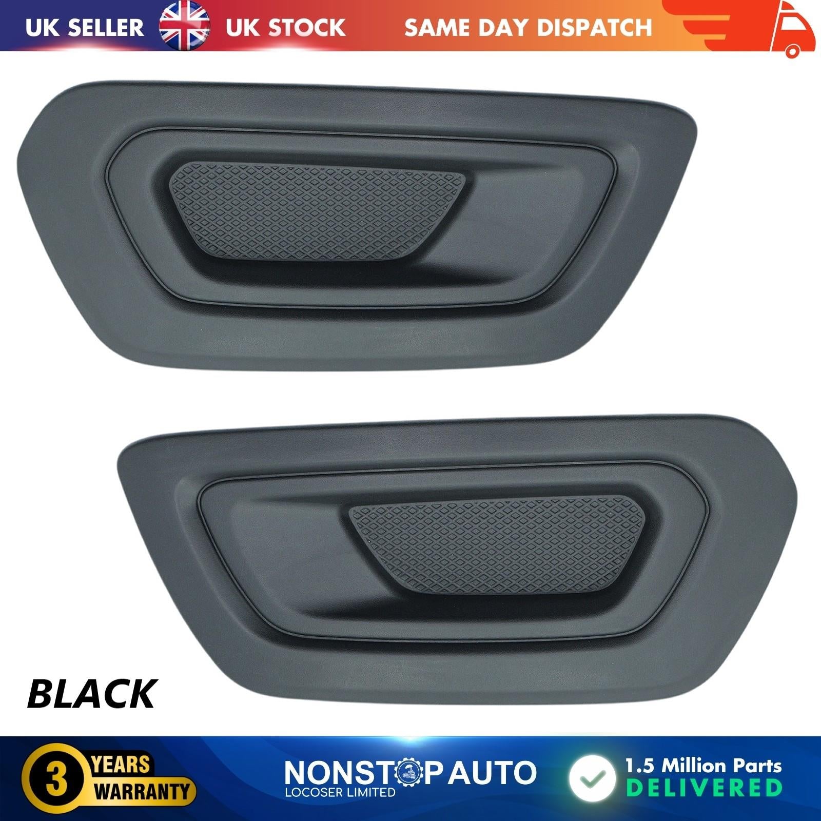 2X Fog Light Grille No Fog Hole Left and Right For FORD Transit V363 MK8 2019-2025