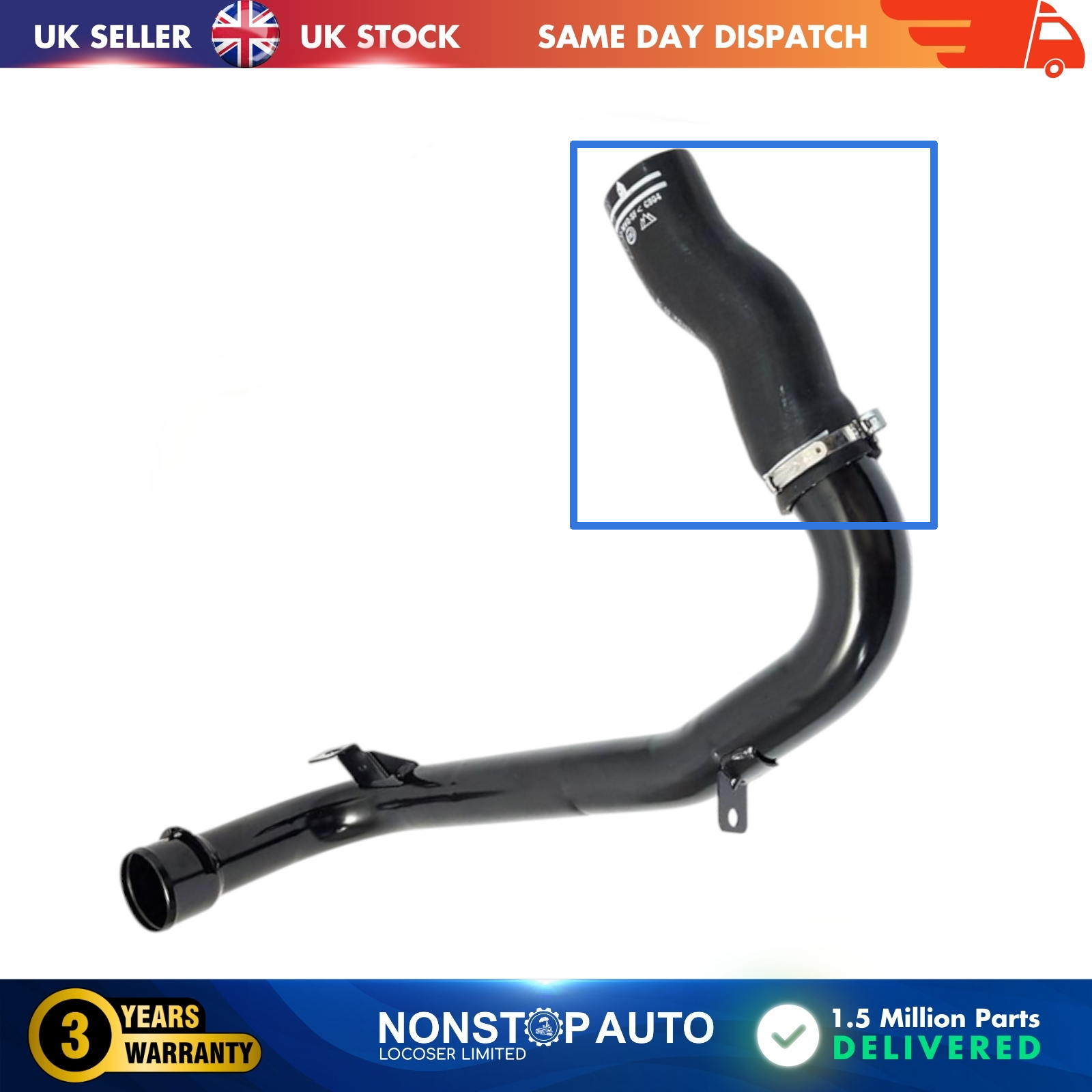 TURBO INTERCOOLER HOSE PIPE FOR  FIAT DUCATO PEUGEOT BOXER  CITROEN JUMPER III 3.0 JTD  1342741080