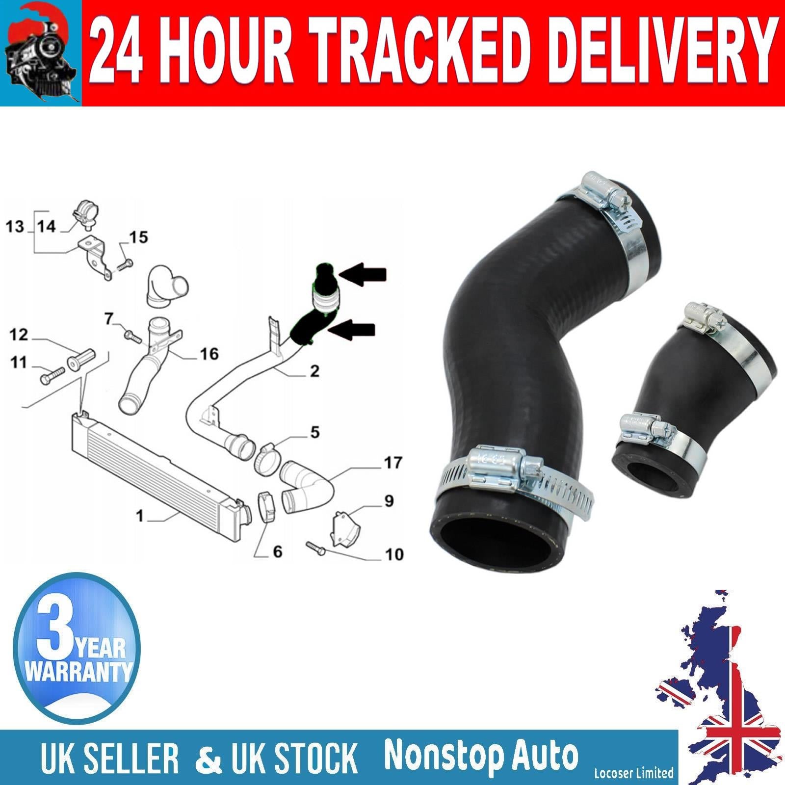 TURBO INTERCOOLER HOSE PIPE FOR FIAT DUCATO Multijet 2.2 D PEUGEOT BOXER  2.2 HDi CITROEN JUMPER II 2.2 HDi 1359961080
