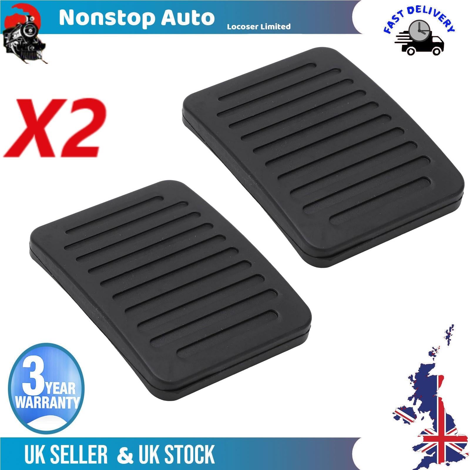 2X CLUTCH BRAKE PEDAL RUBBER PAD Fits CITROEN Jumper FIAT Ducato PEUGEOT Boxer 450432 71747697