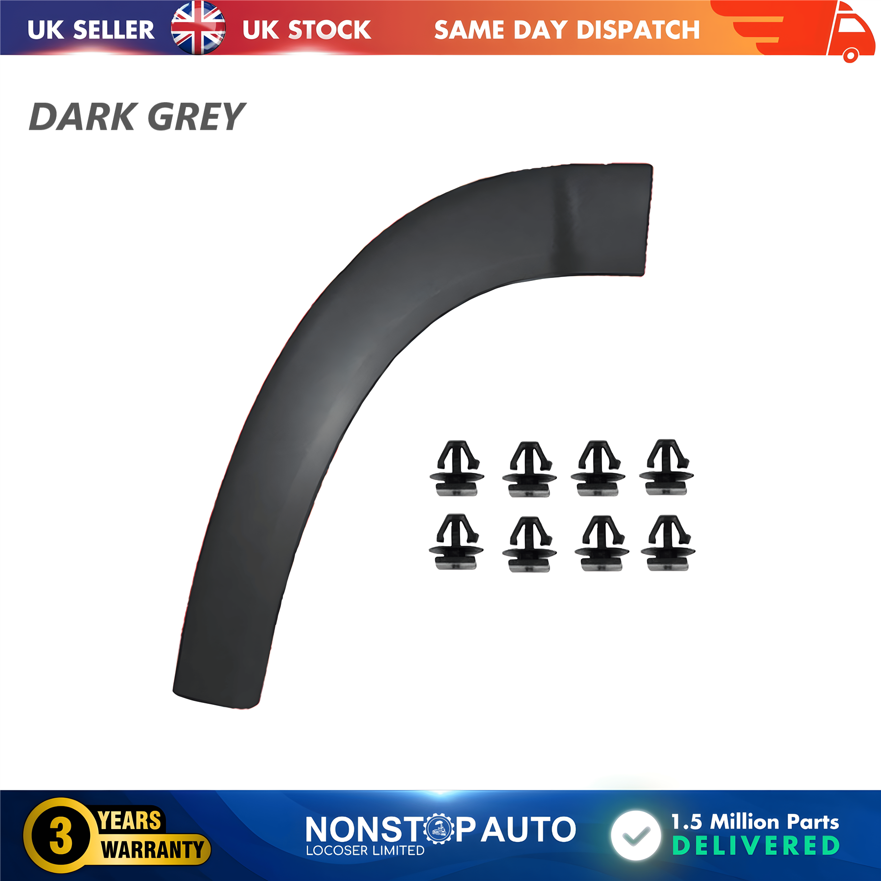 Wheel Arch Trim Moulding Front Right For CITROEN Relay PEUGEOT Boxer FIAT Ducato 2006 on 8545FF