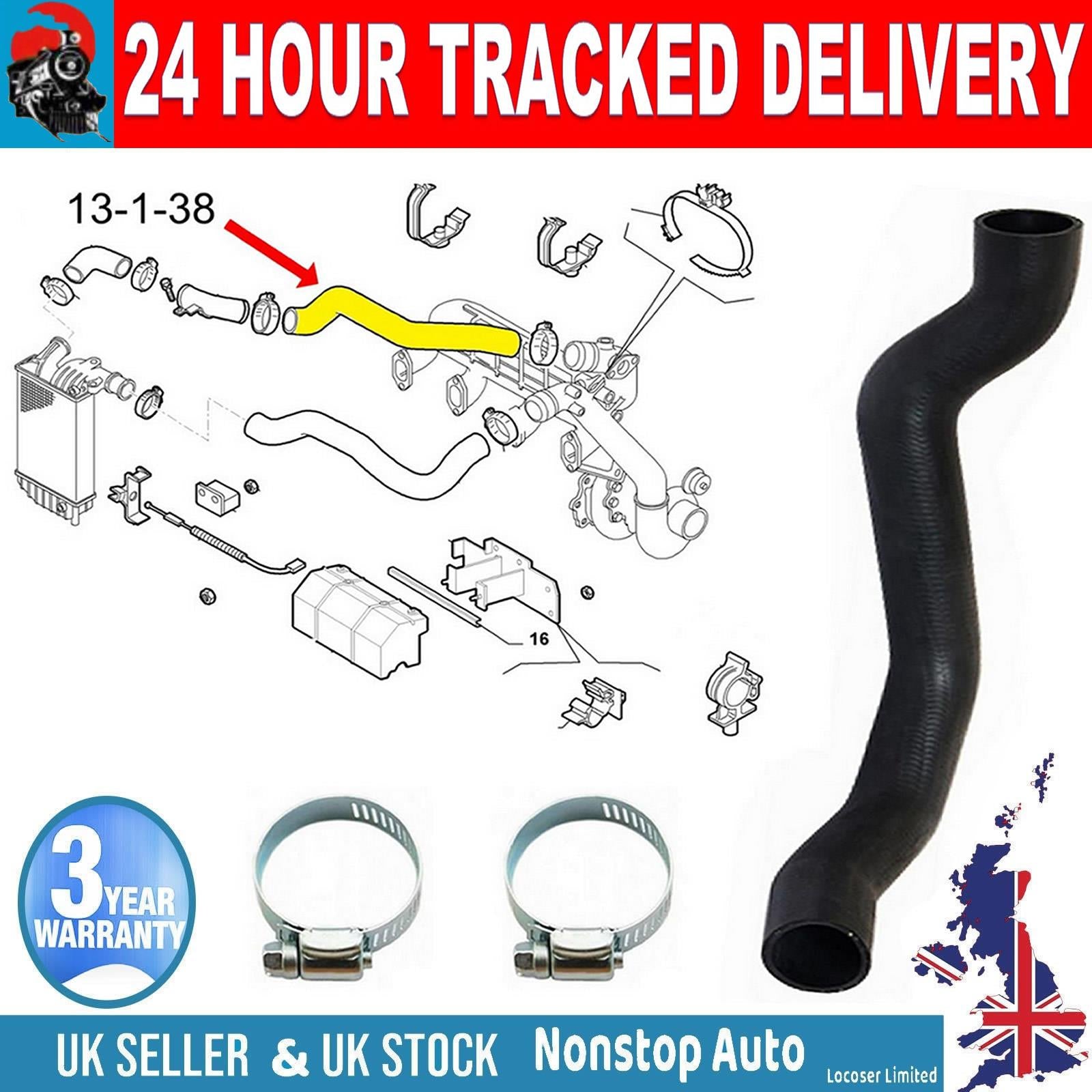 TURBO INTERCOOLER HOSE PIPE FOR FIAT DUCATO I 2.8 TD 2.8 HDI PEUGEOT BOXER I CITROEN JUMPER I 2.8 TD 2.8 HDI 1337346080