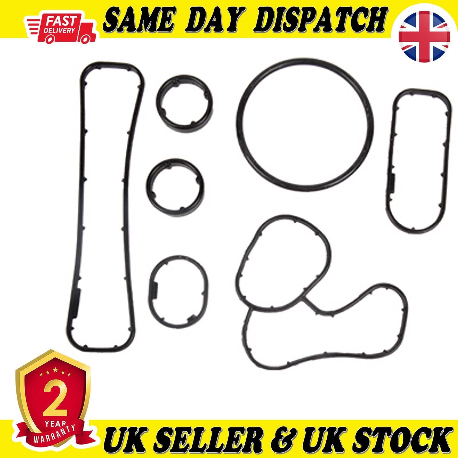 OIL FILTER GASKET SET FOR NISSAN INTERSTAR NV400 PRIMASTAR X-TRAIL III OPEL VAUXHALL MOVANO B VIVARO A RENAULT ALASKAN MASTER III TRAFIC II 7701478541