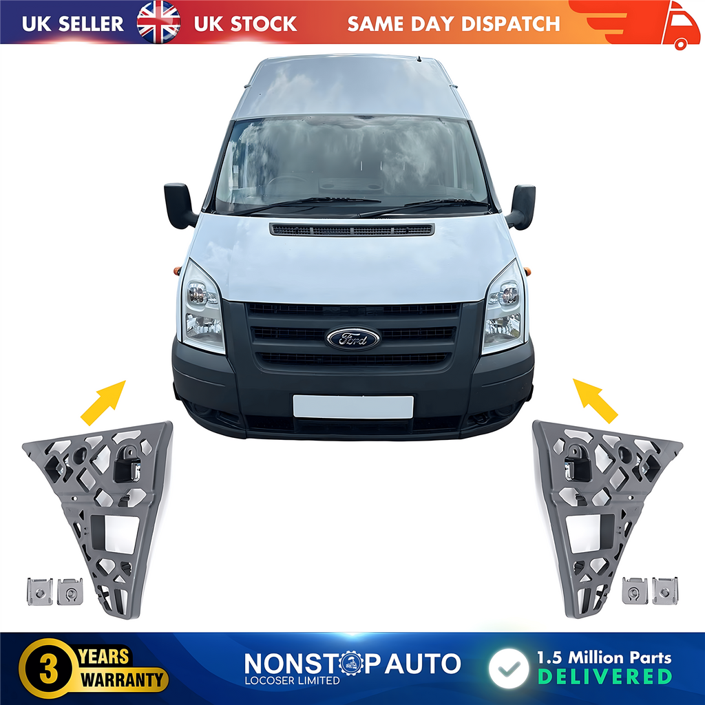 2X Front Bumper Bracket Left and Right For FORD Transit MK7 2006-2014