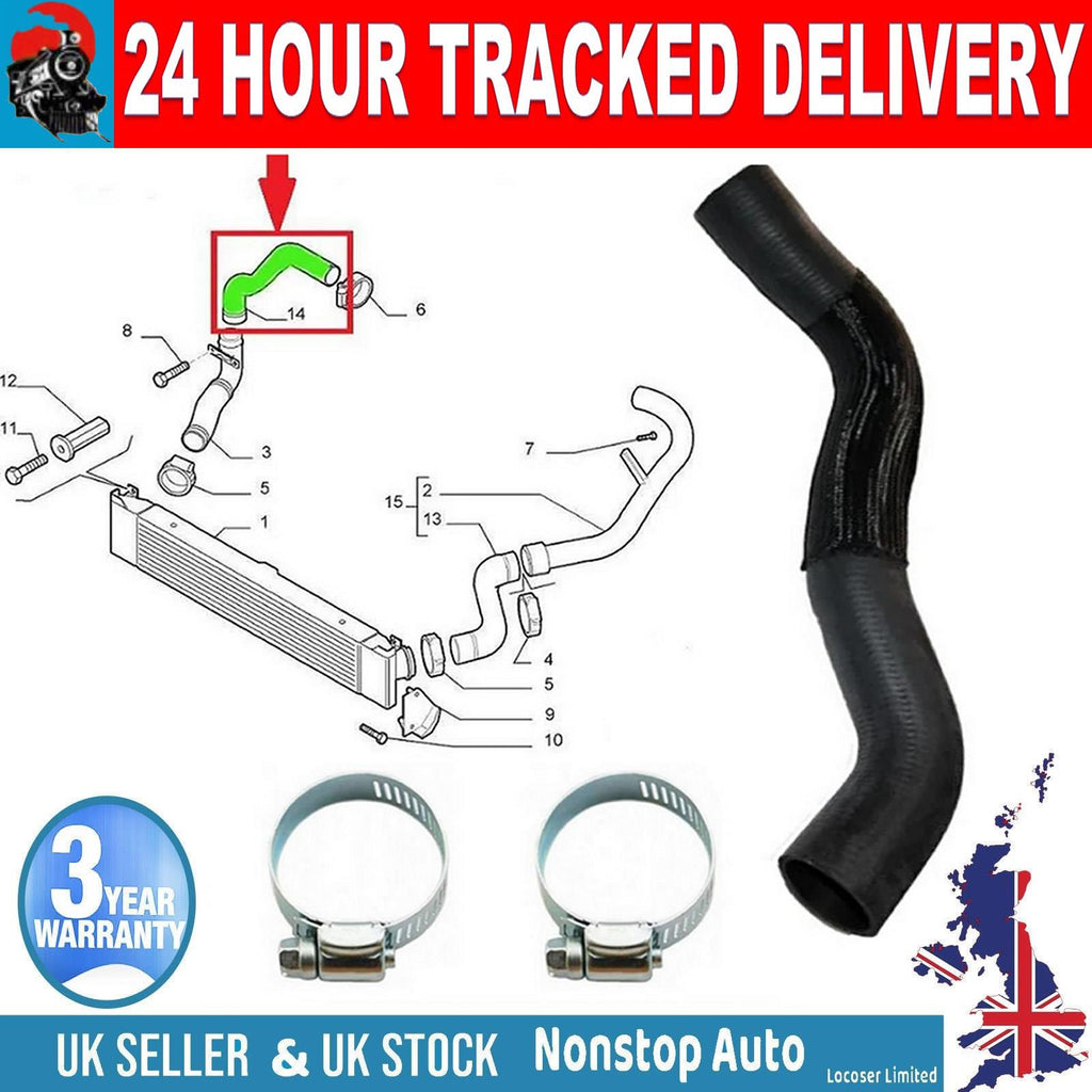 TURBO INTERCOOLER  HOSE PIPE  FOR FIAT DUCATO III 2.3 JTD. 120 - 130 HP CITROEN JUMPER  1350776080