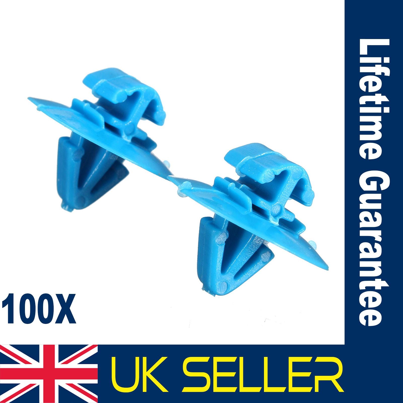 100X Panel Trim Clips - Side Door Moulding Clips For IVECO Daily IV V NISSAN Interstar OPEL Movano RENAULT Master II 7703077420