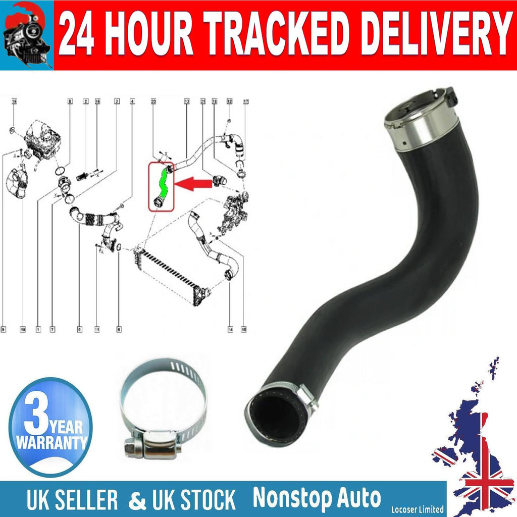 TURBO INTERCOOLER HOSE PIPE LARGE  FOR RENAULT MASTER III 2.3dCi NISSAN NV 400 VAUXHALL MOVANO B144607250R