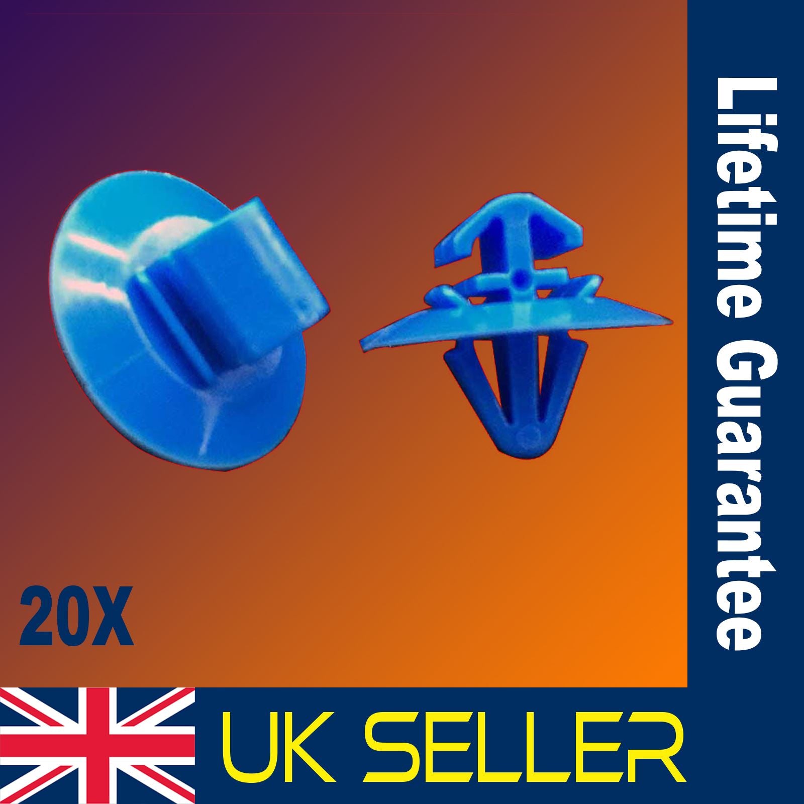 20X Panel Trim Clips - Side Door Moulding Clips For IVECO Daily IV V NISSAN Interstar OPEL Movano RENAULT Master II 7703077420