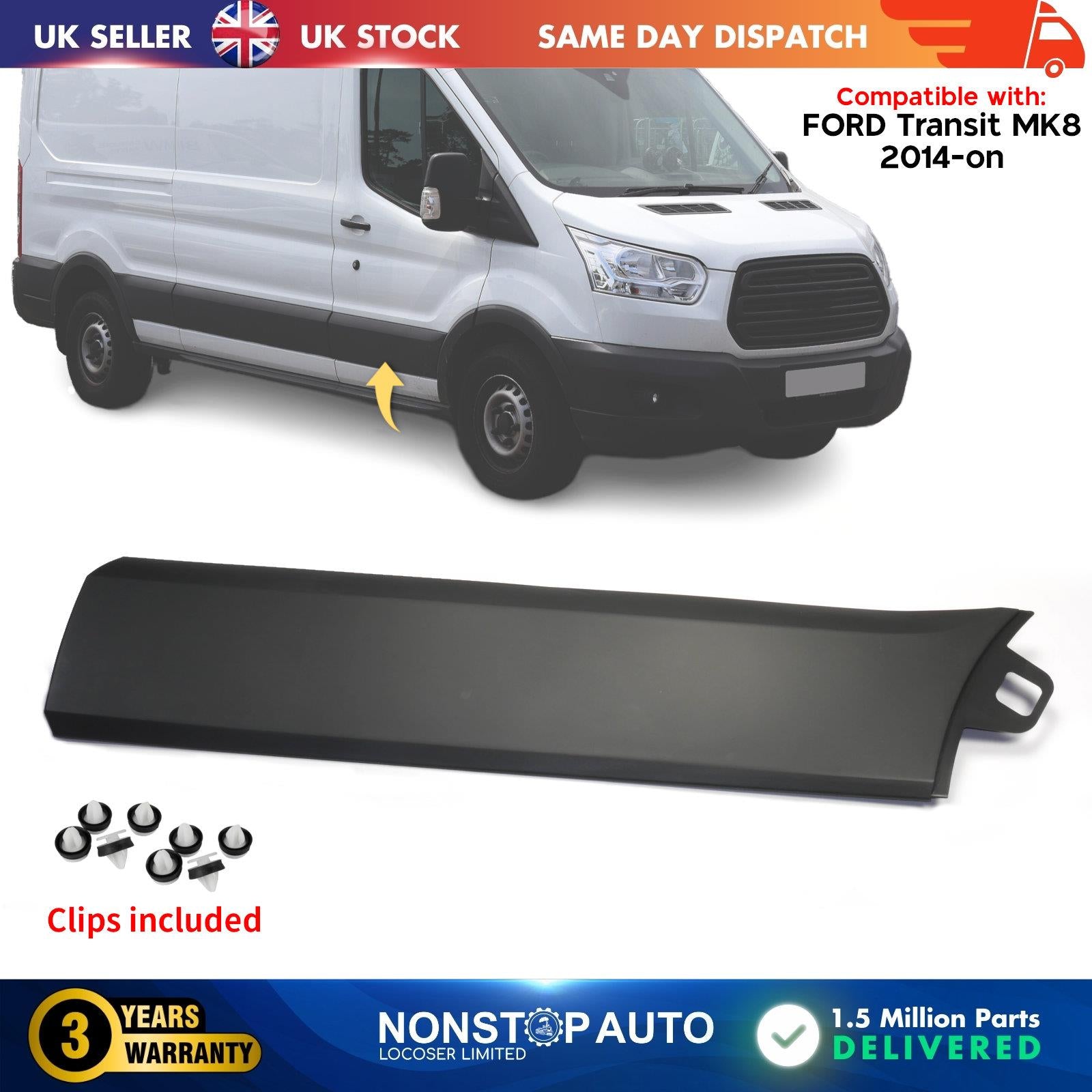 Front Right Door Moulding Panel Trim For Ford Transit MK8 2014-on 1874784