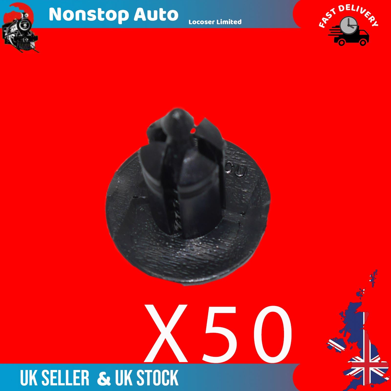 RENAULT Megane Clio Scenic Laguna Modus Master Trafic Espace Twingo Velsatis Nissan Micra Almera Qashqai Primastar Interstar Vauxhall Vivaro Movano wheelarch bumper front grill panel clips X50