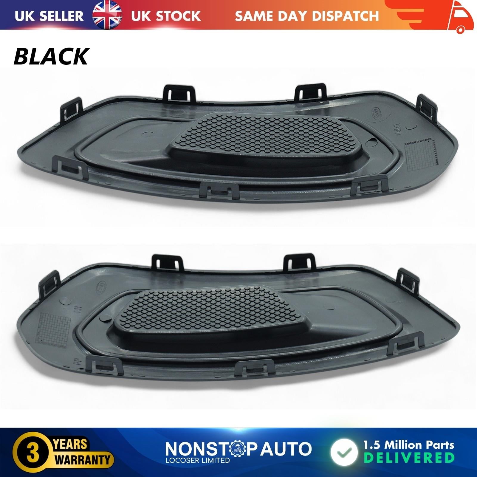 2X Fog Light Grille No Fog Hole Left and Right For FORD Transit V363 MK8 2019-2025