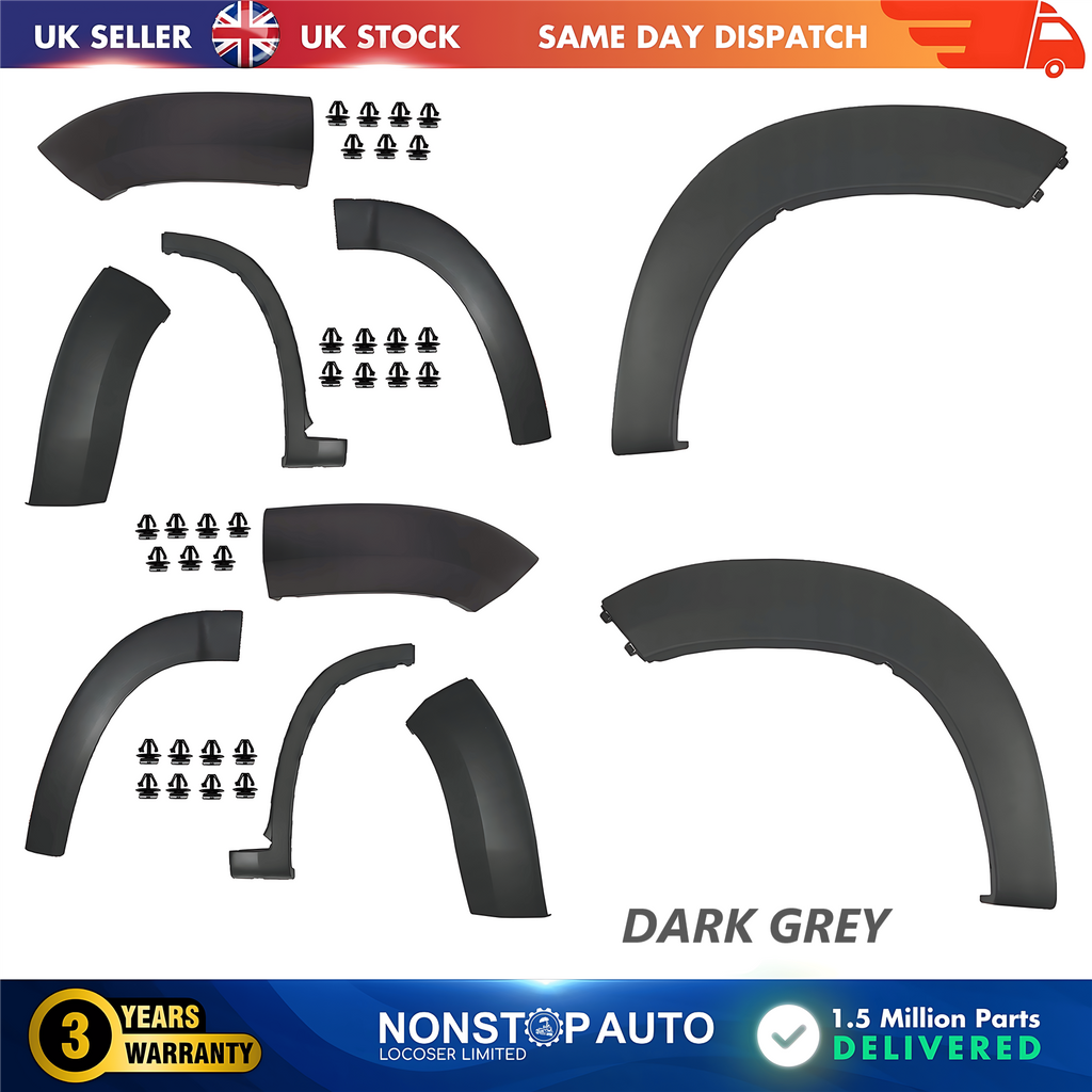 10X Wheel Arch Trim Moulding Left and Right Set For CITROEN Relay PEUGEOT Boxer FIAT Ducato 2014 on