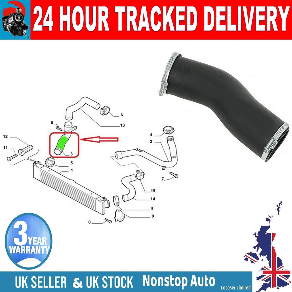 TURBO INTERCOOLER HOSE PIPE FOR  FIAT DUCATO IIII CITROEN JUMPER III  PEUGEOT BOXER III1362016080