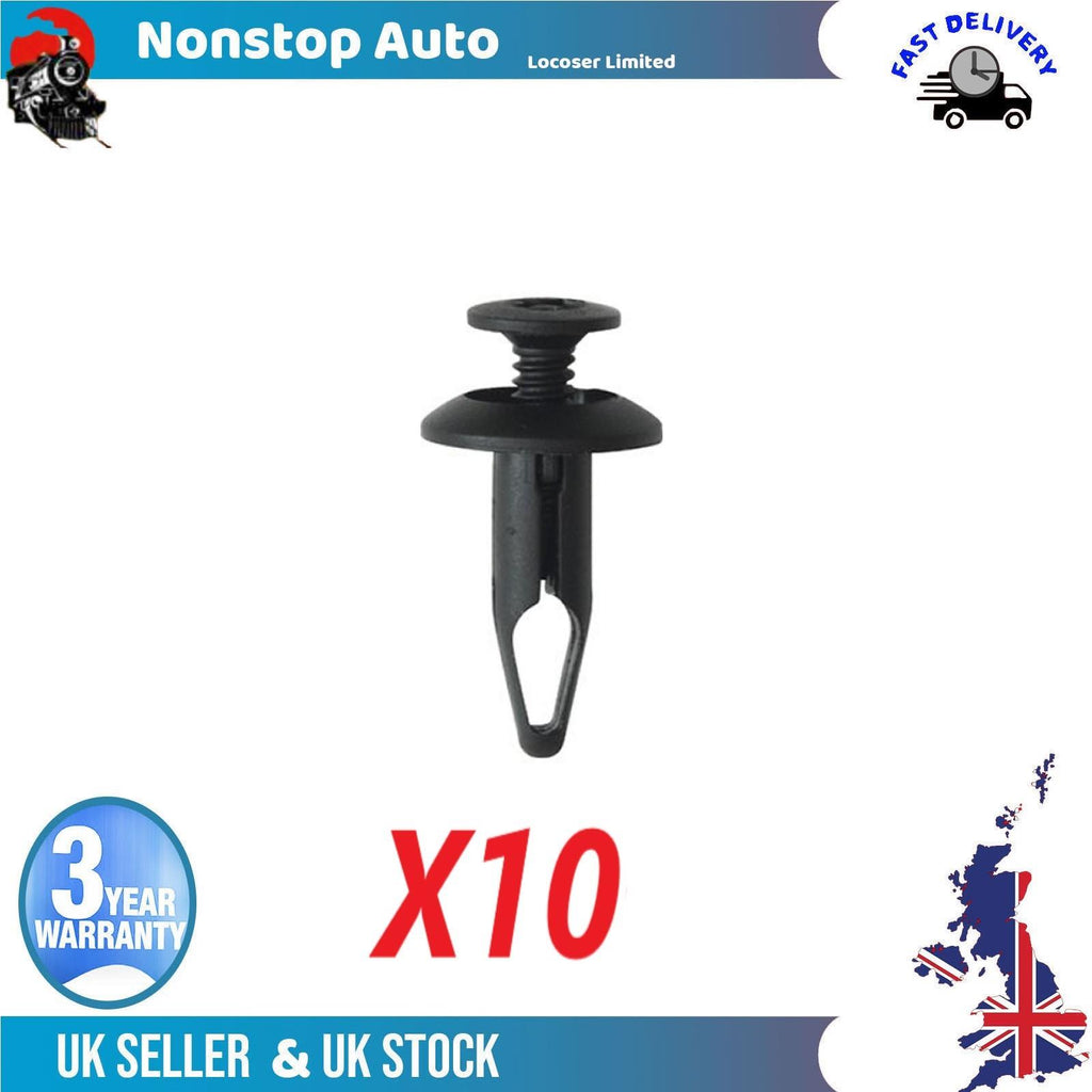 10X Bumper Radiator Grill Cover Trim Panel Retainer Fastener For FORD  B-Max C-Max Fiesta VI VII Focus II III Ka III Transit SEAT Ibiza IV Leon VW Touareg W703915 S300
