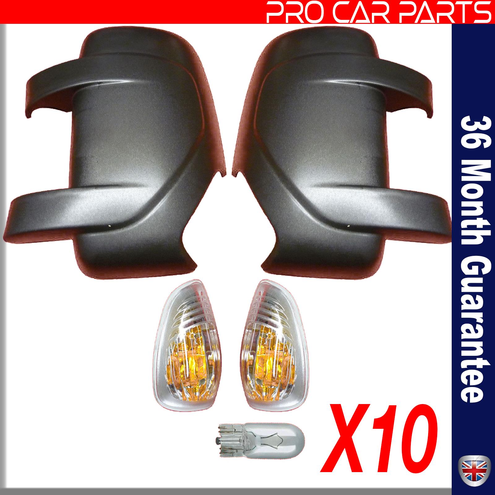 RENAULT Master Vauxhall Opel Movano wing mirror cover cap & side indicator / left&right