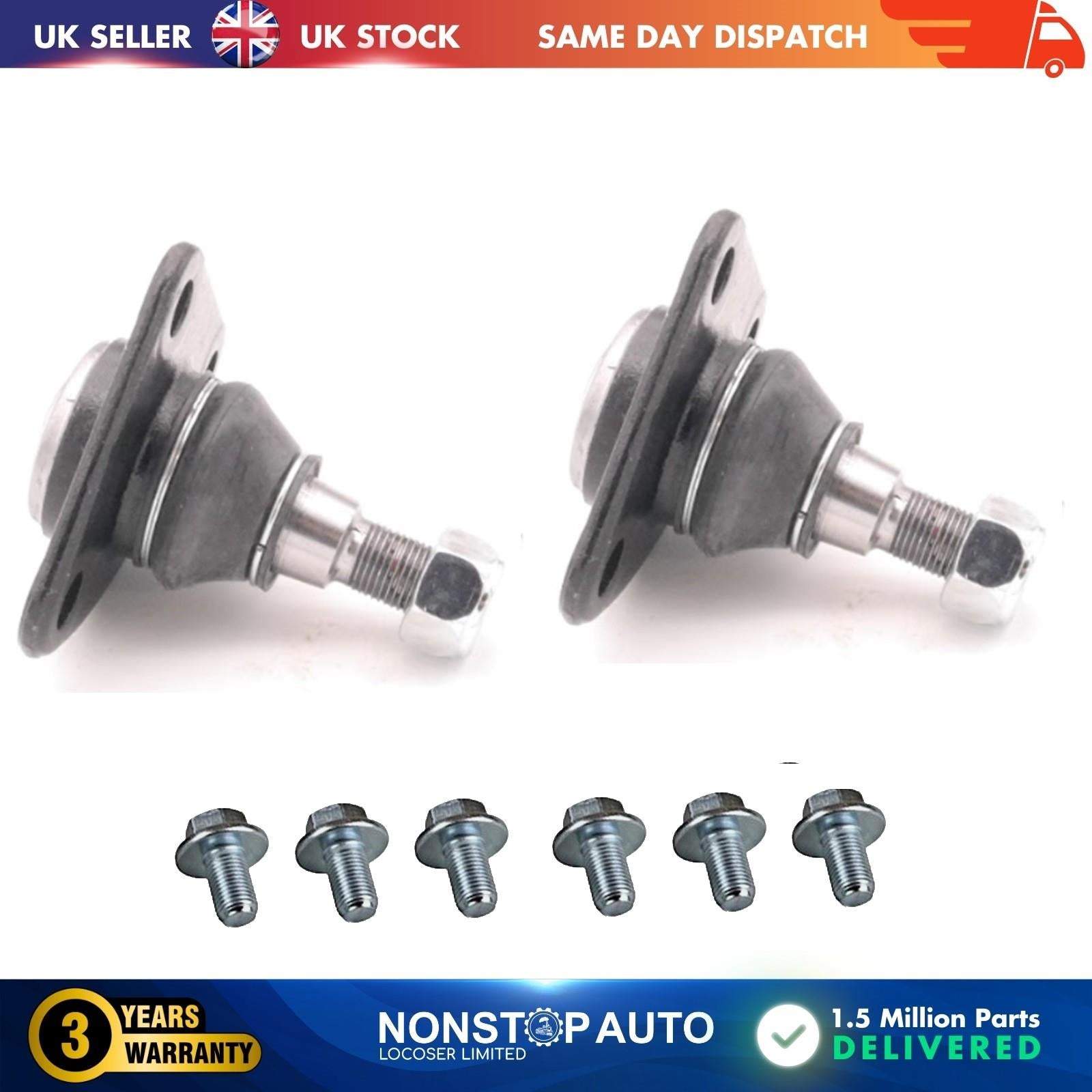 2X BALL JOINT FRONT LEFT RIGHT  FOR CITROEN JUMPER II III FIAT DUCATO VAUXHALL MOVANO C PEUGEOT BOXER 364067