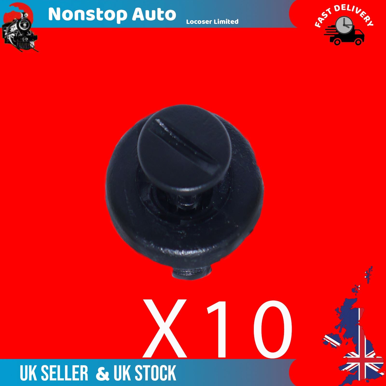 RENAULT Megane Clio Scenic Laguna Modus Master Trafic Espace Twingo Velsatis Nissan Micra Almera Qashqai Primastar Interstar Vauxhall Vivaro Movano bumper front grill panel clips X10