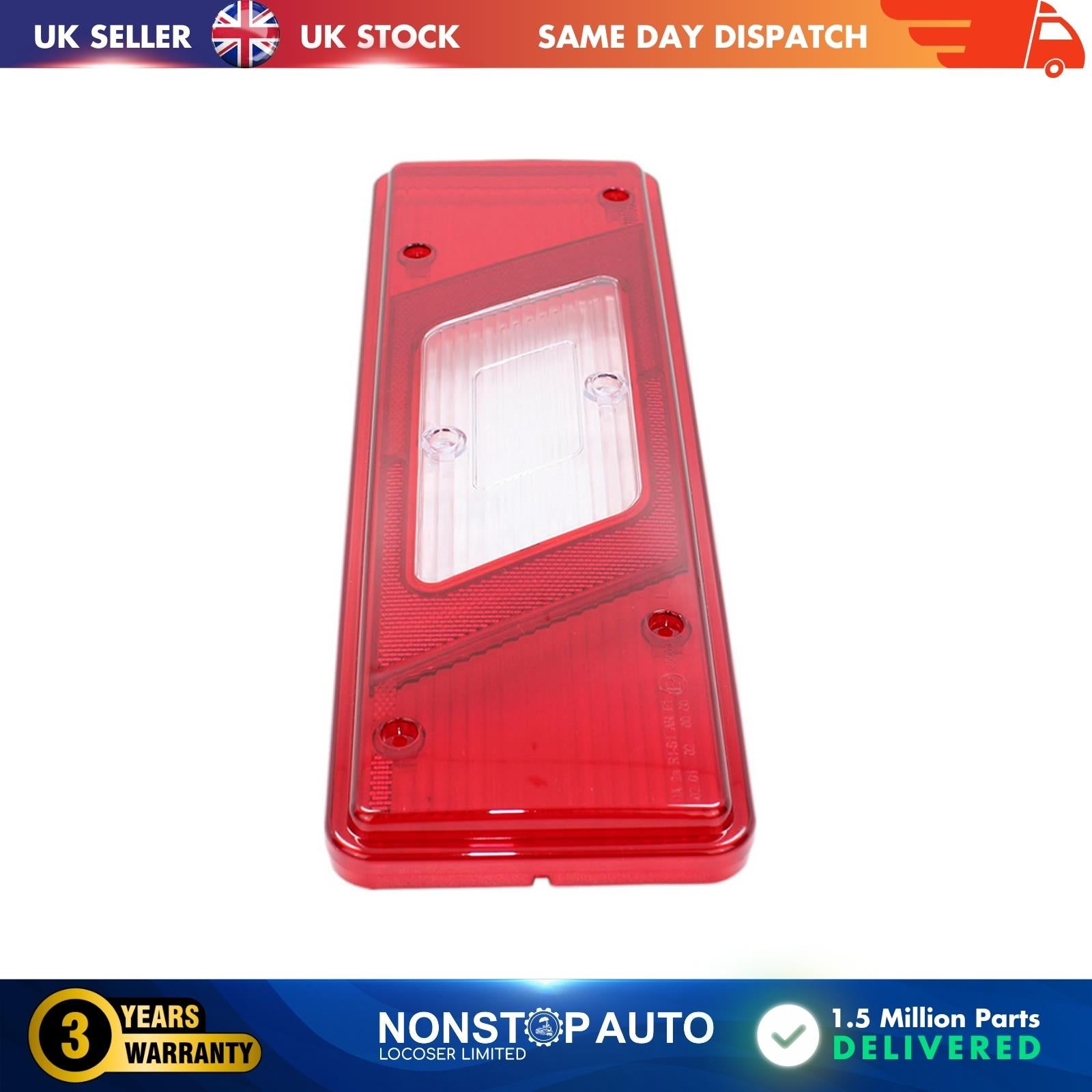 REAR LEFT LIGHT LAMP LENS  FOR FORD TRANSIT PICK UP 2014 on 1831334