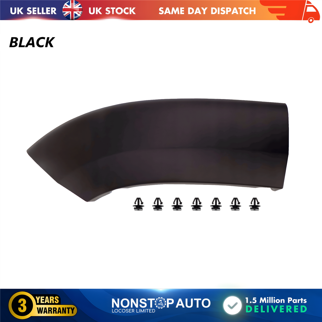 Wheel Arch Trim Moulding Front Left Black For CITROEN Relay PEUGEOT Boxer FIAT Ducato 2014 on 1612583680