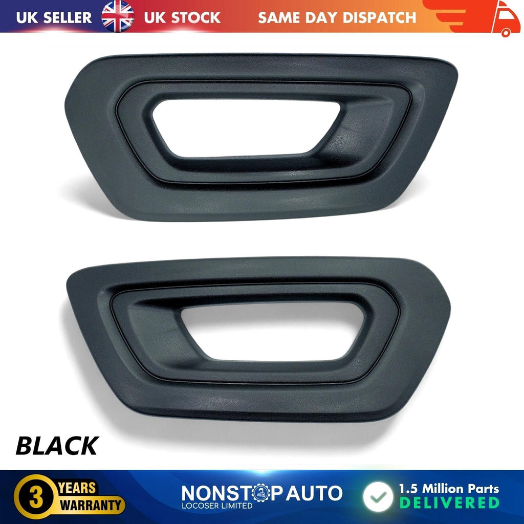 2X Fog Light Grille with Fog Hole Left and Right For FORD Transit V363 MK8 2019-2025