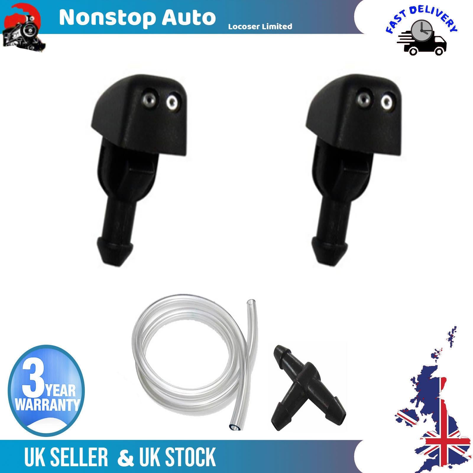 SET Front Windscreen Washer Nozzle Water Spray Jet For  FORD Transit  YC1517666AA, 4132664