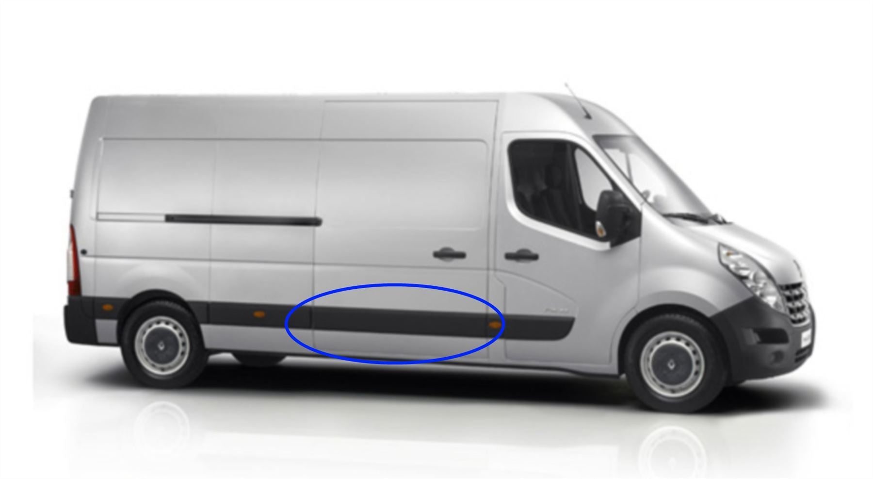 DOOR MOULDING STRIP REAR RIGHT SIDE FITS NISSAN NV400 828200148R