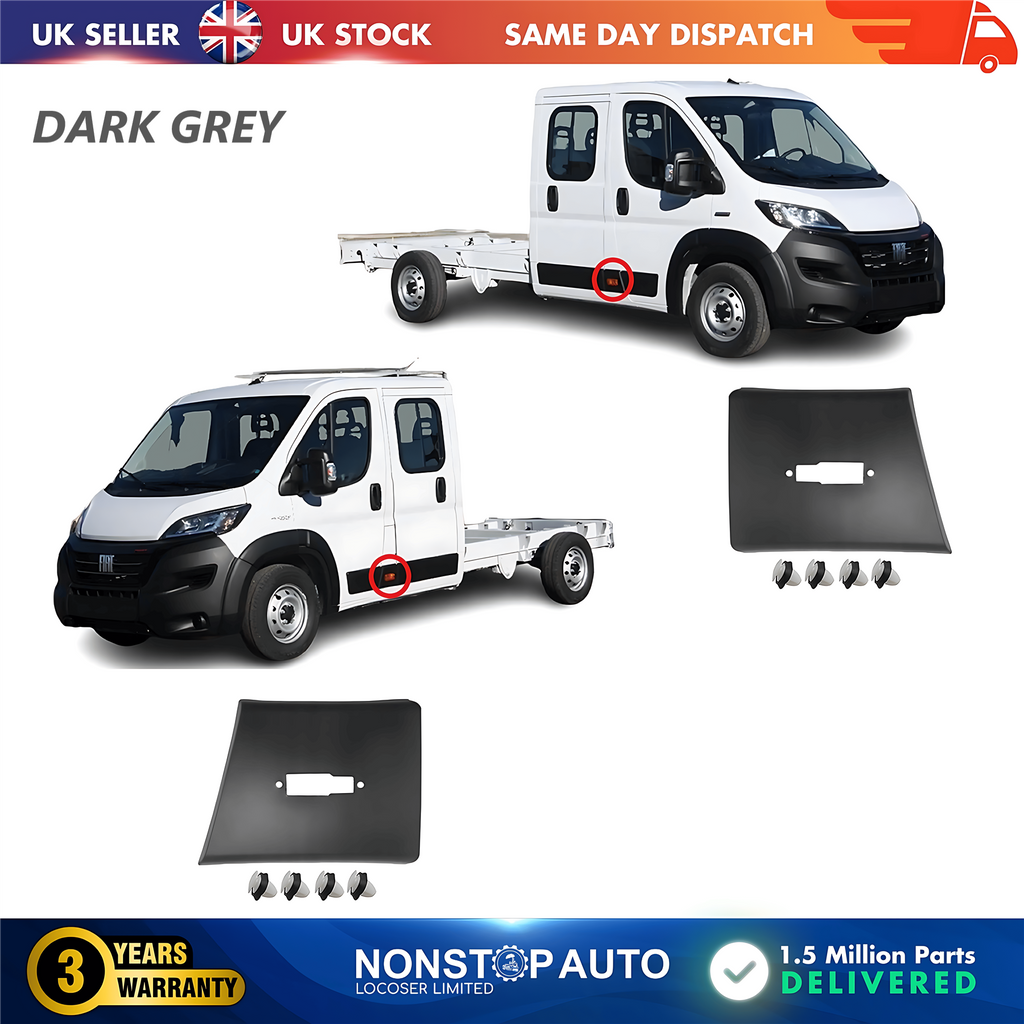 2X Moulding Trim Panel Left and Right For CITROEN Relay PEUGEOT Boxer FIAT Ducato 2006 on