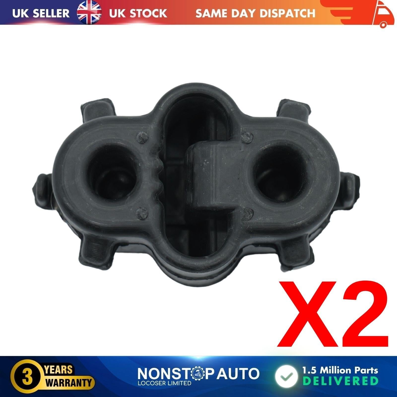 2X Exhaust Hanger Rubber Mount Fits Dacia Duster Vauxhall Movano Renault Clio Duster Kangoo Master Megane Trafic Wind 206511084R