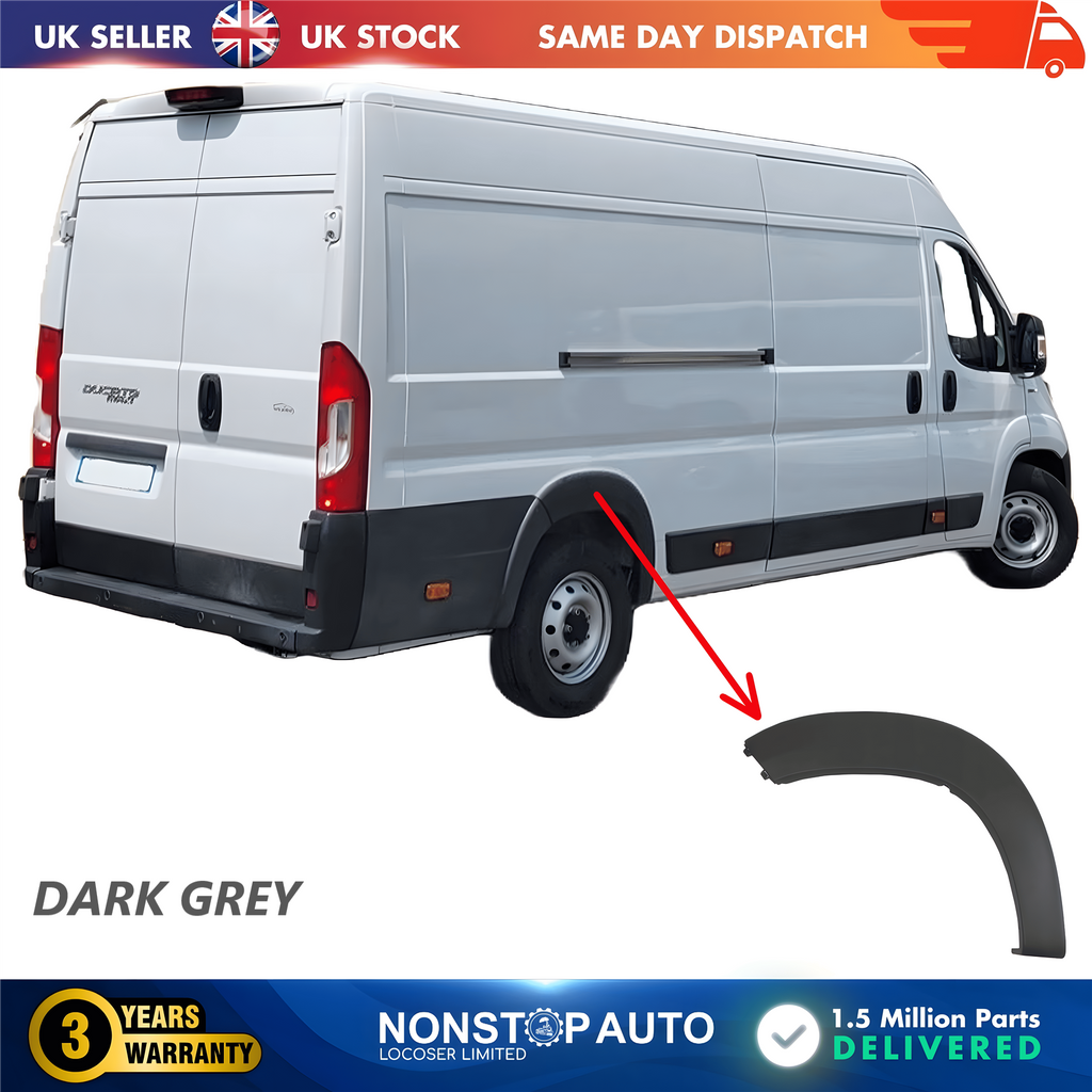 Wheel Arch Trim Moulding Rear Right For CITROEN Relay PEUGEOT Boxer FIAT Ducato 2006 on 8547X7