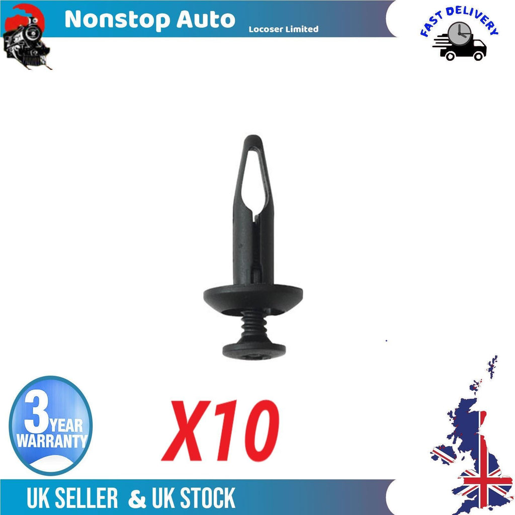 10X Bumper Radiator Grill Cover Trim Panel Retainer Fastener For FORD  B-Max C-Max Fiesta VI VII Focus II III Ka III Transit SEAT Ibiza IV Leon VW Touareg W703915 S300