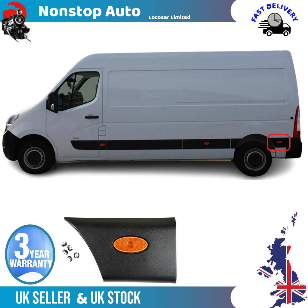 Side Moulding Strip Panel With Lamp Rear Left For VAUXHALL Movano B 768F20007R