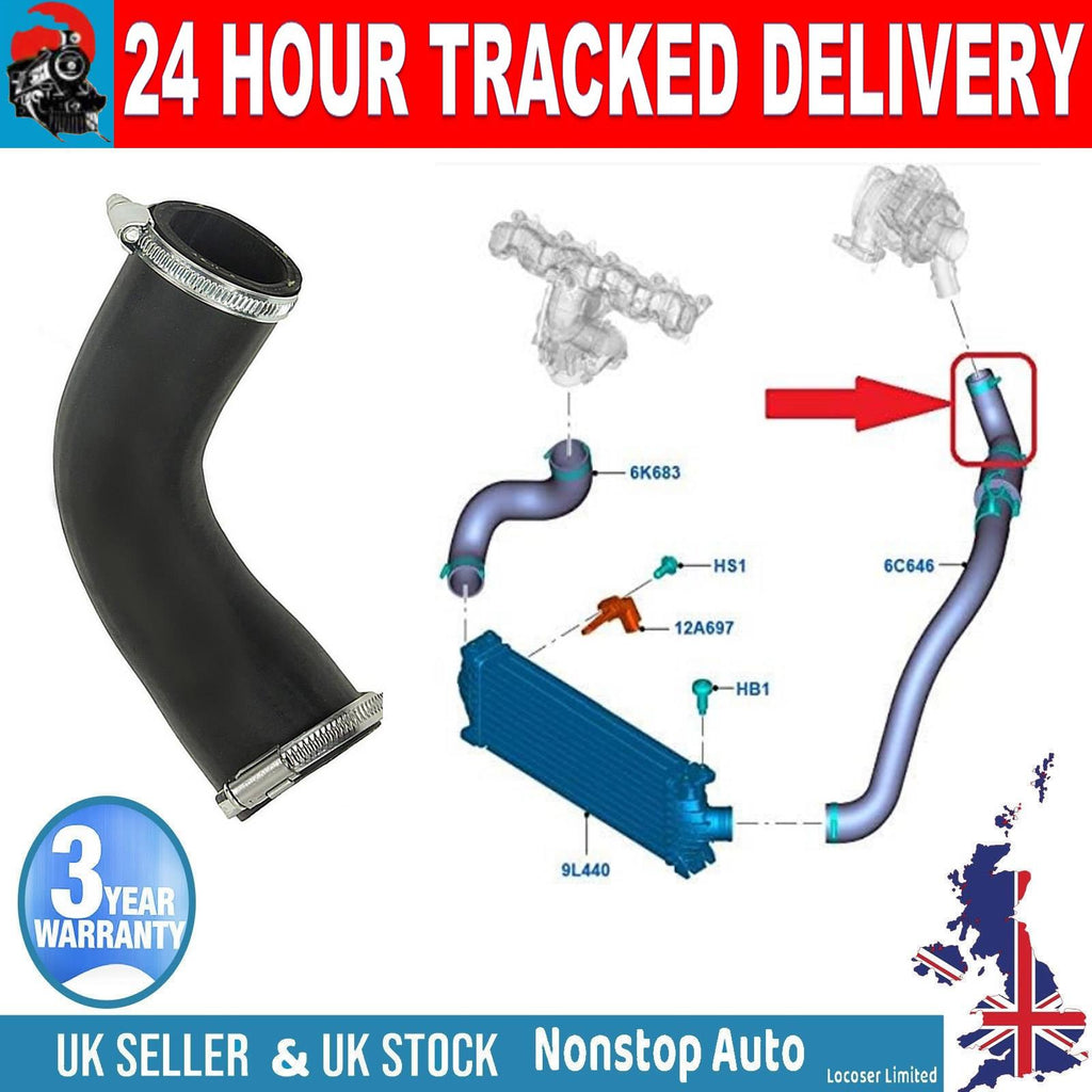 TURBO INTERCOOLER HOSE PIPE FOR FORD TRANSIT 2.2 TDCI BK216C646AB