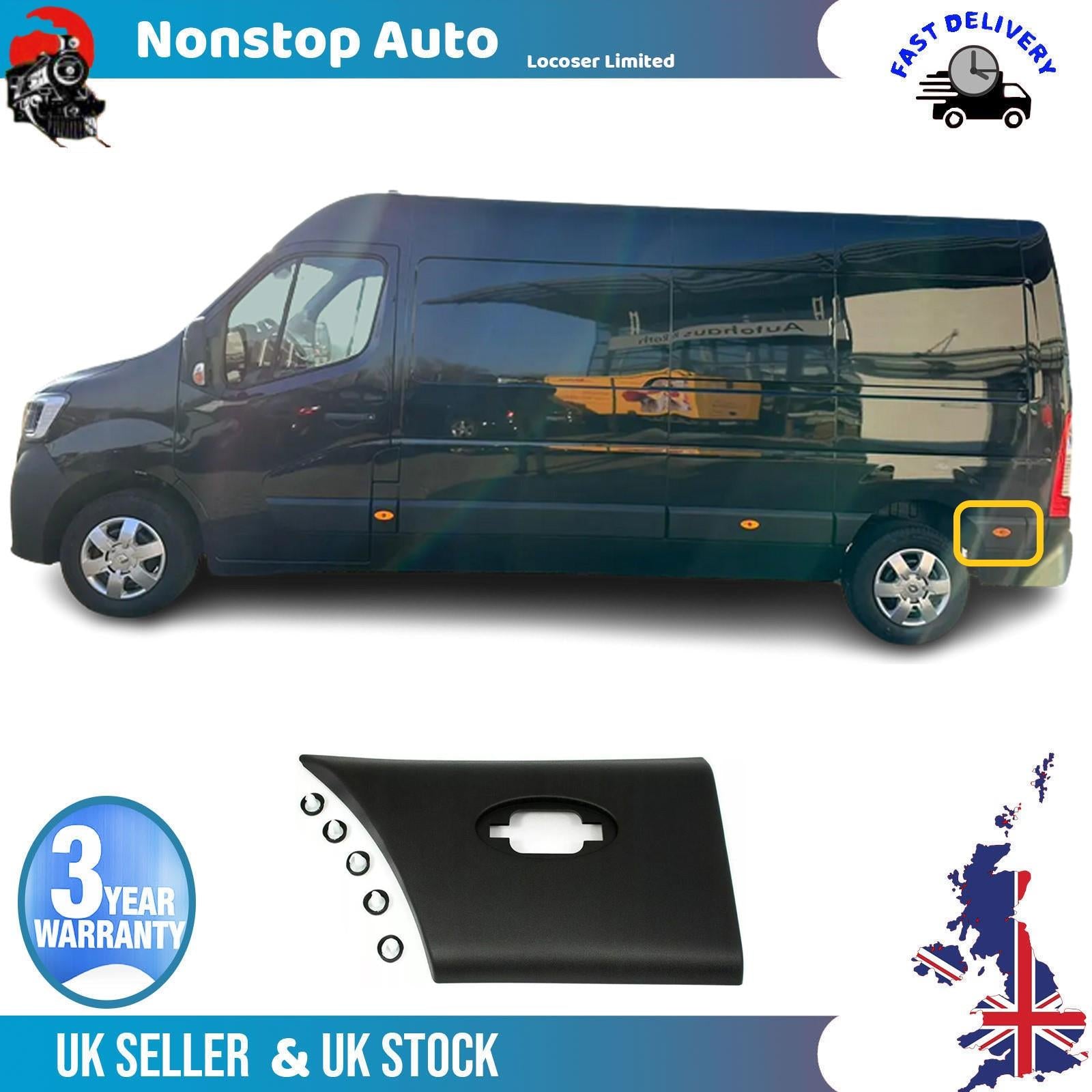 Side Moulding Strip Panel Rear Left For RENAULT Master III 768F20007R