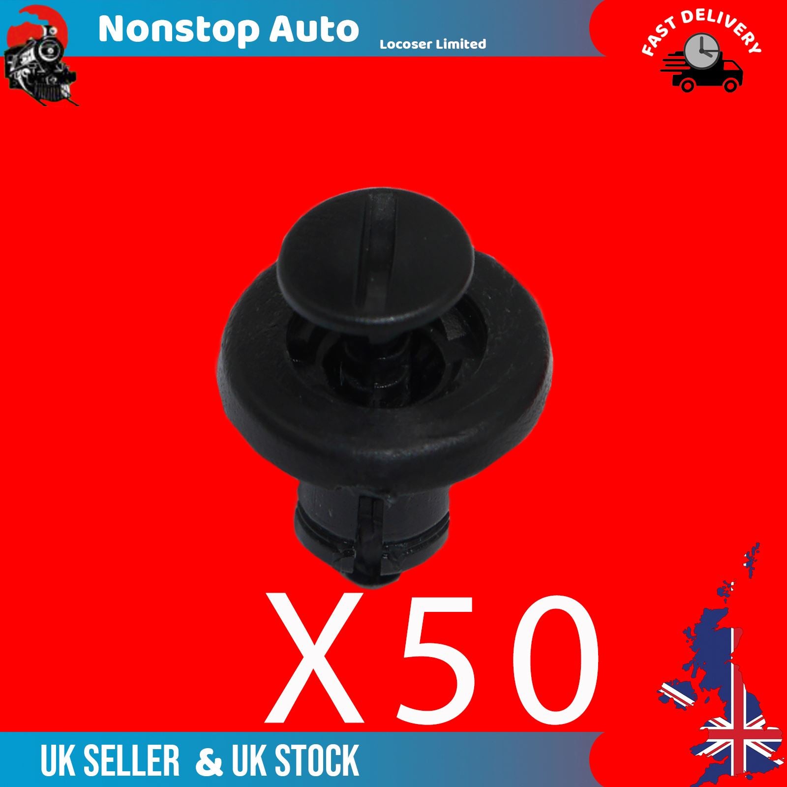 RENAULT Megane Clio Scenic Laguna Modus Master Trafic Espace Twingo Velsatis Nissan Micra Almera Qashqai Primastar Interstar Vauxhall Vivaro Movano wheelarch bumper front grill panel clips X50