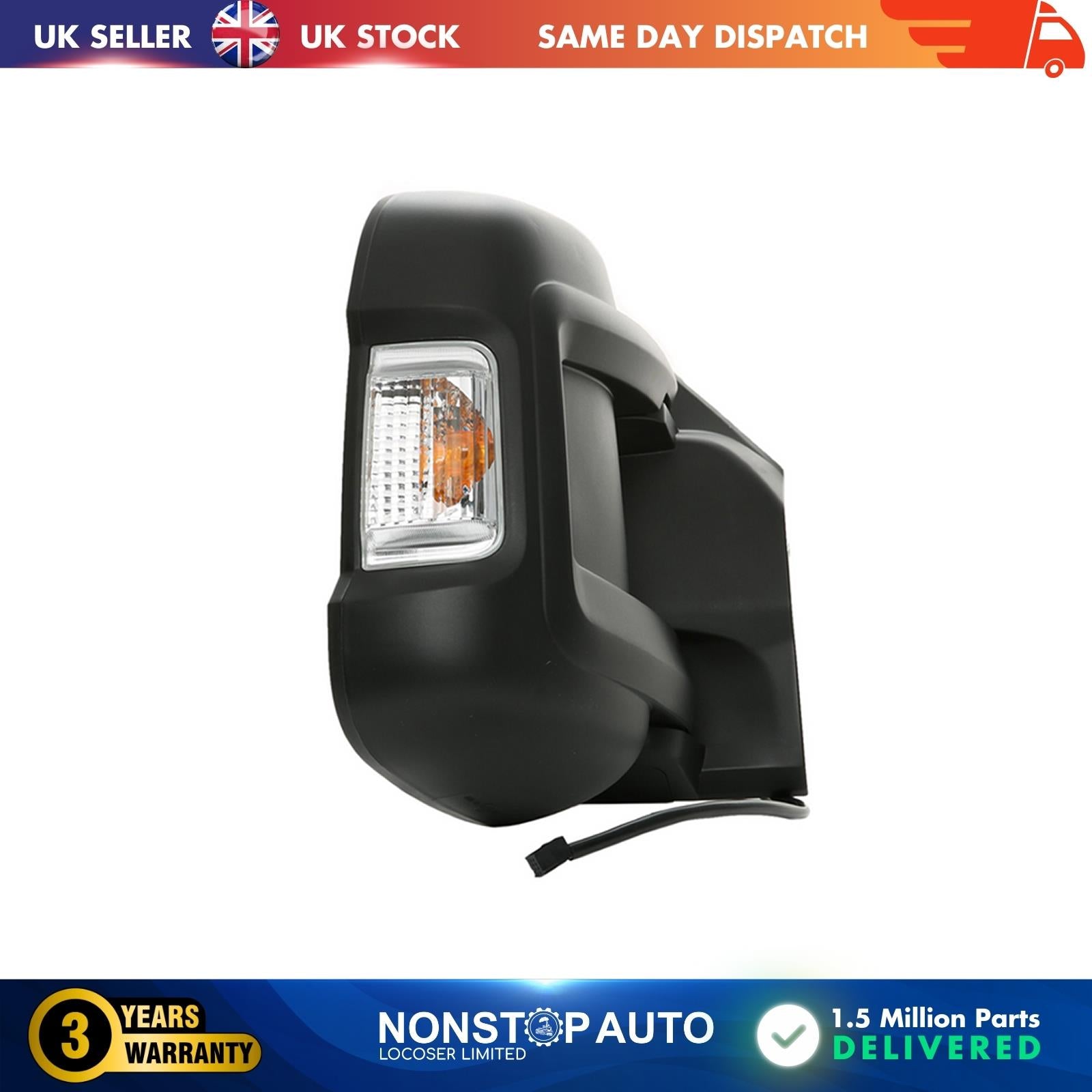 WING MIRROR ELECTRIC HEATED SHORT ARM RIGHT FULL DOOR FOR CITROEN JUMPER II FIAT DUCATO PEUGEOT BOXER E2310