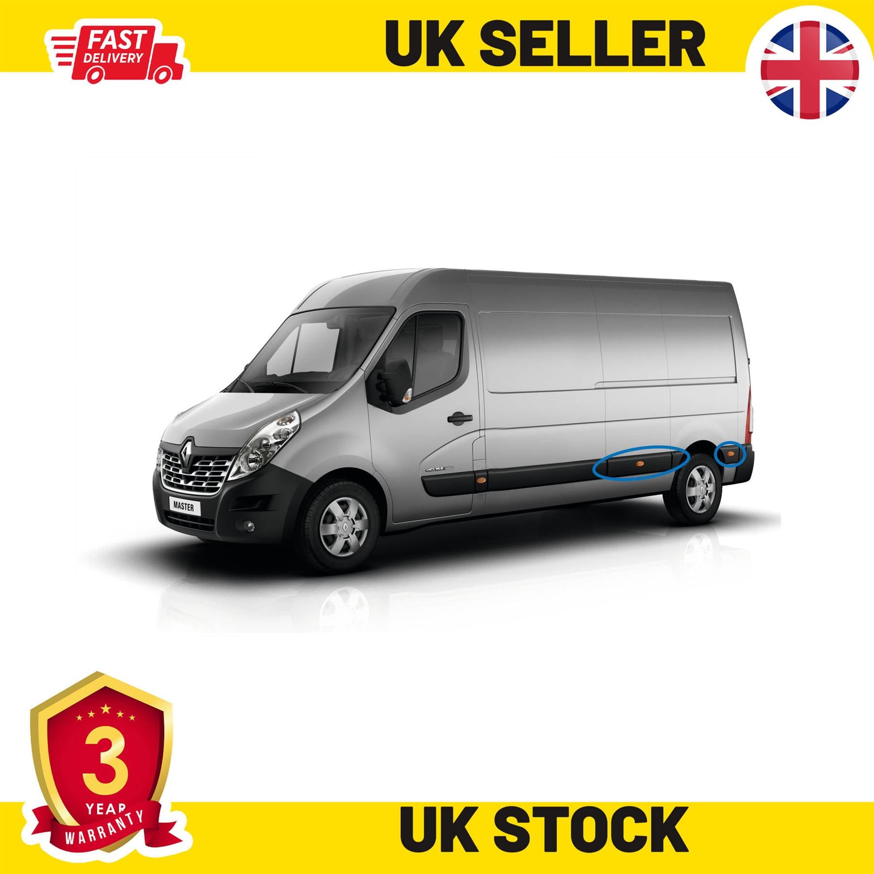 DOOR MOULDING PANEL STRIP REAR LEFT SIDE FITS  NISSAN NV400