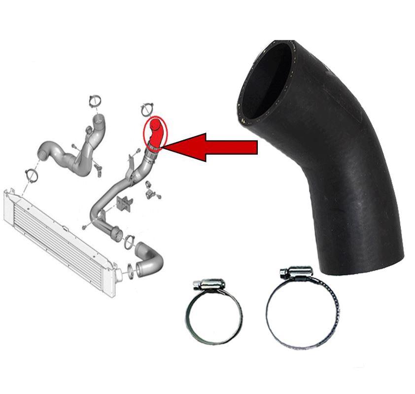 TURBO INTERCOOLER HOSE PIPE FOR CITROEN JUMPER II  2.2 HDi  PEUGEOT BOXER 2.2 HDi  FIAT DUCATO III 2.2 JTD  1366746080