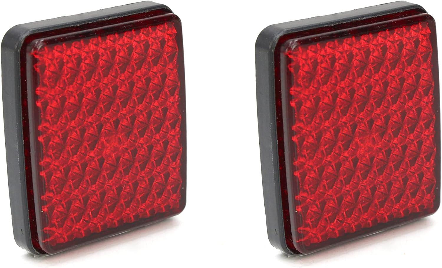 2X Rear Bumper Reflector Fits CITROEN Jumper FIAT Doblo Ducato PEUGEOT Boxer 1348401080 6430.A0 6340.E5