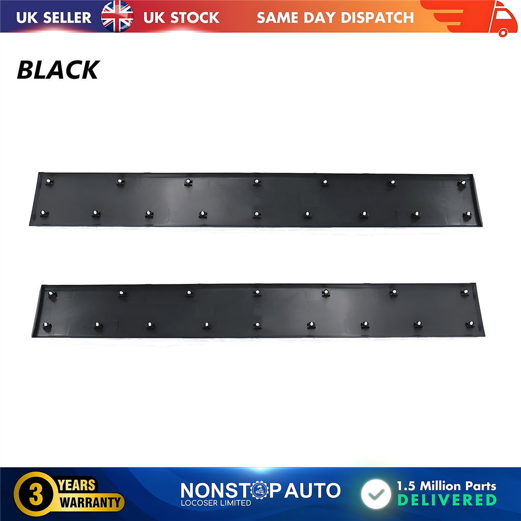 2X Moulding Trim Panel Middle Left and Right Black For CITROEN Relay PEUGEOT Boxer FIAT Ducato 2006 on