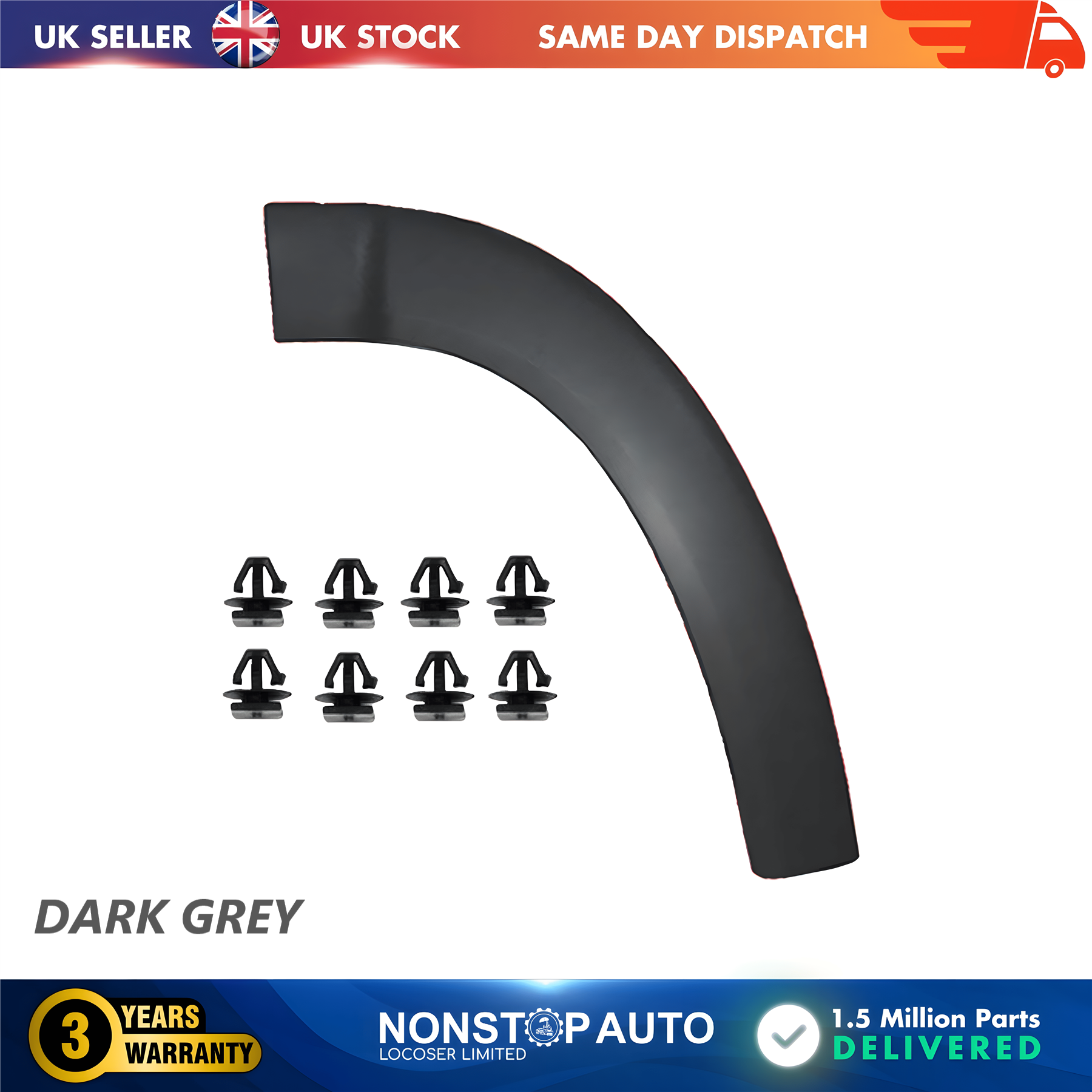 Wheel Arch Trim Moulding Front Left For CITROEN Relay PEUGEOT Boxer FIAT Ducato 2006 on 8545FG