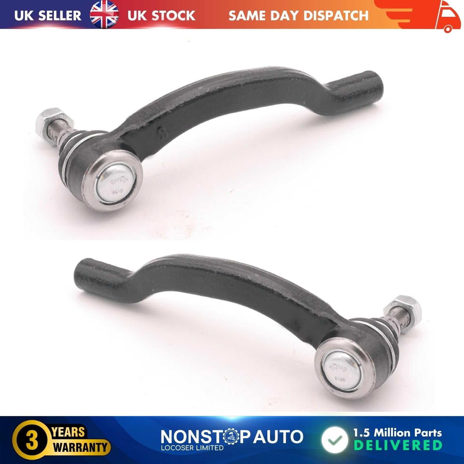 2X TIE ROD RIGHT LEFT FOR CITROEN JUMPER II III FIAT DUCATO VAUXHALL MOVANO C PEUGEOT BOXER  77364009 381777