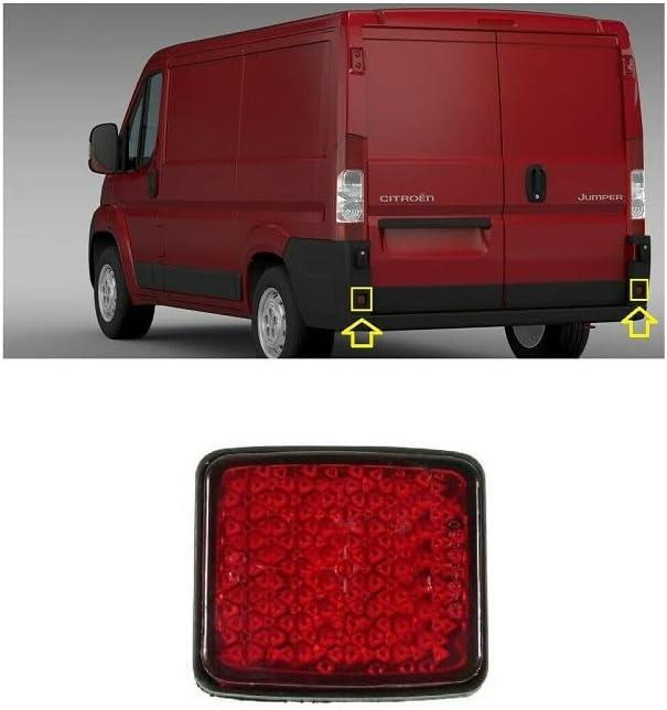 2X Rear Bumper Reflector Fits CITROEN Jumper FIAT Doblo Ducato PEUGEOT Boxer 1348401080 6430.A0 6340.E5
